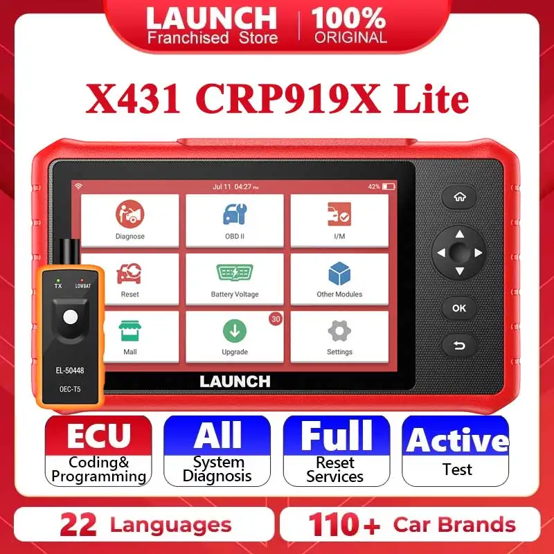 LAUNCH X431 CRP919X Lite автомобильный диагностический инструмент OBD2 сканер диагностика