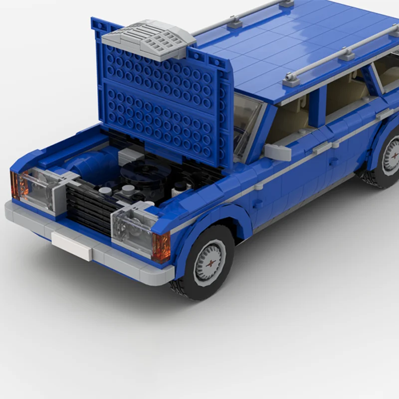 1534 шт. MOC Роскошный бренд автомобилей Mercedis-Benzi W123 Универсал с четырьмя