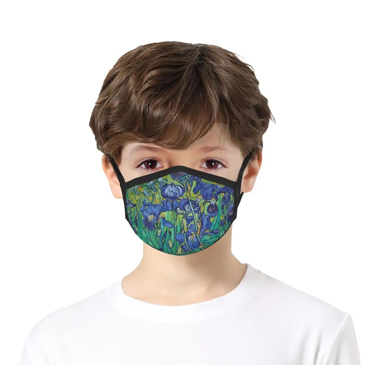 Ирисы от Винсента Ван Гога милая маска для лица многоразовая дышащая Защитная