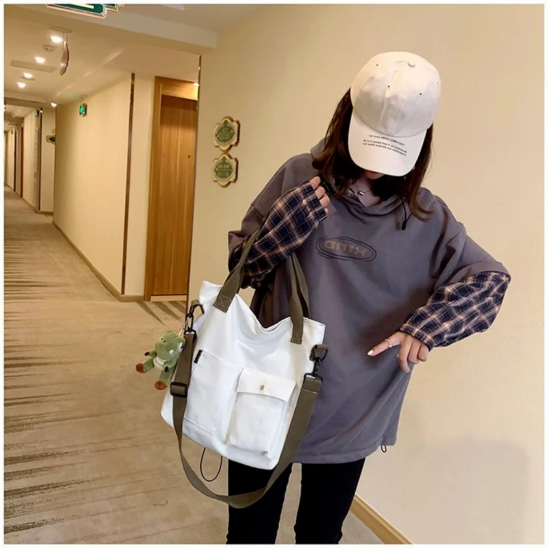 

Designer Handbag High Quality Bag Women's Large Capacity Canvas Bag Fashion Shoulder Bag Work Commuter Tote Bag Cross Body Bag