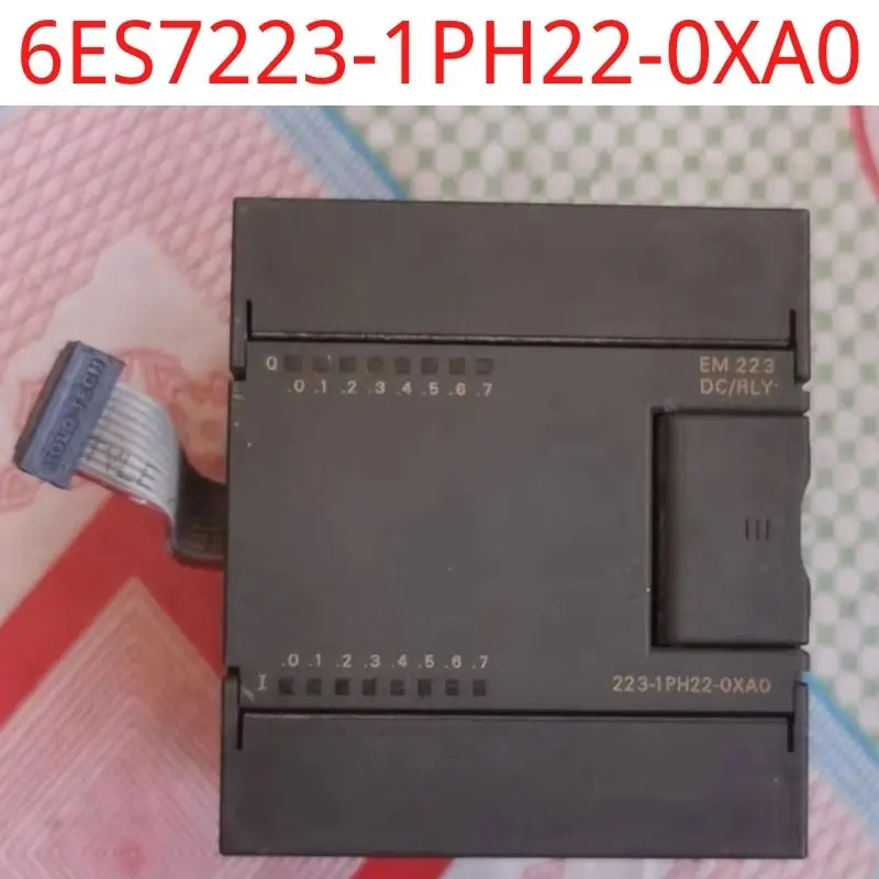 

used Siemens test ok real 6ES7223-1PH22-0XA0 SIMATIC S7-200, Digital I/O EM 223, only for S7-22X CPU, 8 DI 24 V DC,