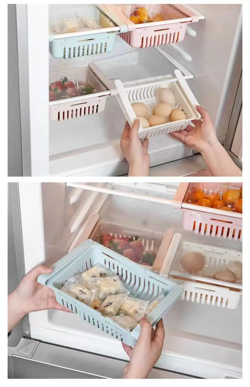 

Retractable Refrigerator Storage Box