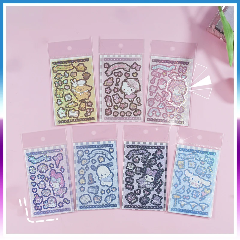 

Sanrios DIY Handbook My Sweet Piano Kuromi New Material Creativity Exquisite Ins Cartoon Stationery Decoration Children's Gift