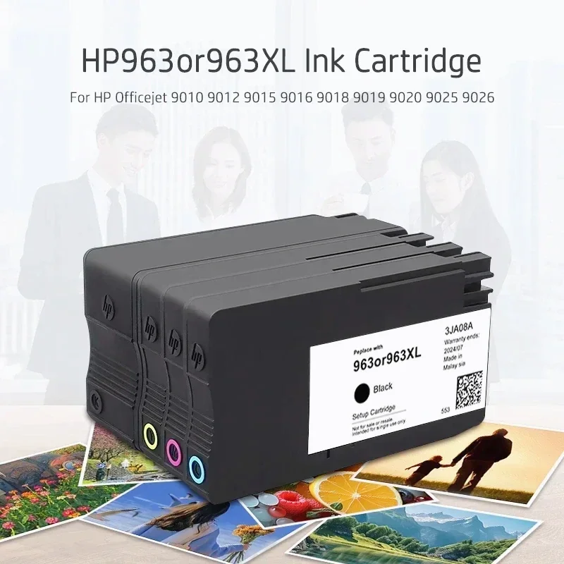 Для HP 963 xl Картридж для 963xl OfficeJet 9010 9020 9012 9015 9018 9022 9023 9025 9026 9027 9028 чернила принтера