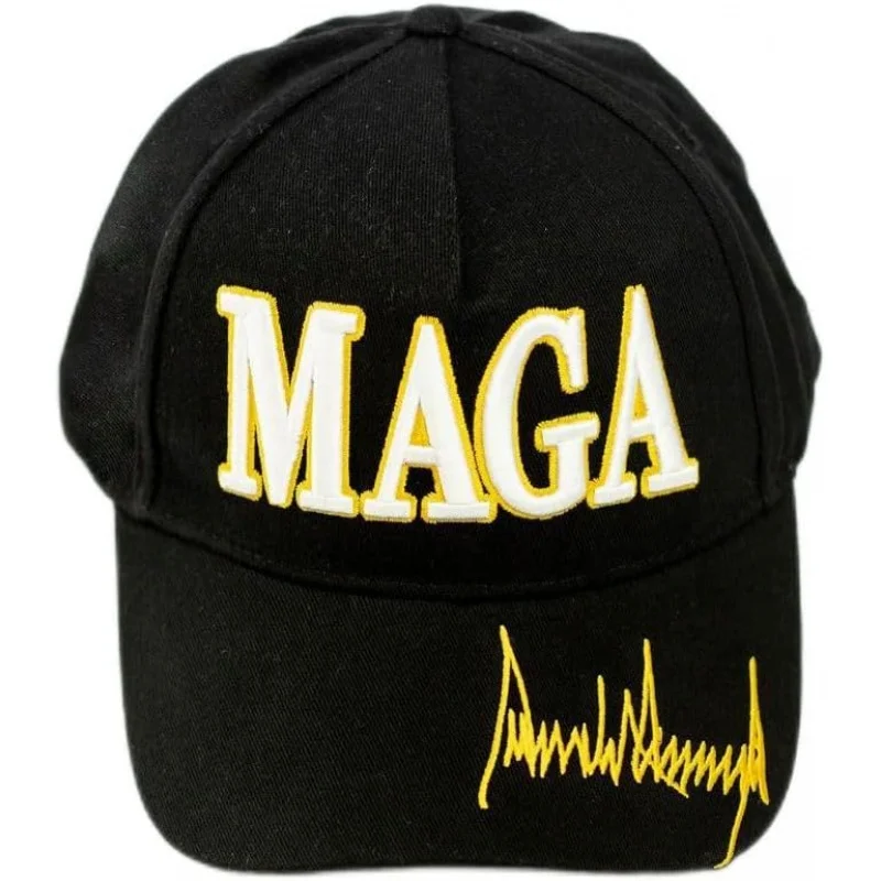 Бейсбольные кепки MAGA Hat Trump 2024 сделанные в США — регулируемая кепка-дальнобойщик