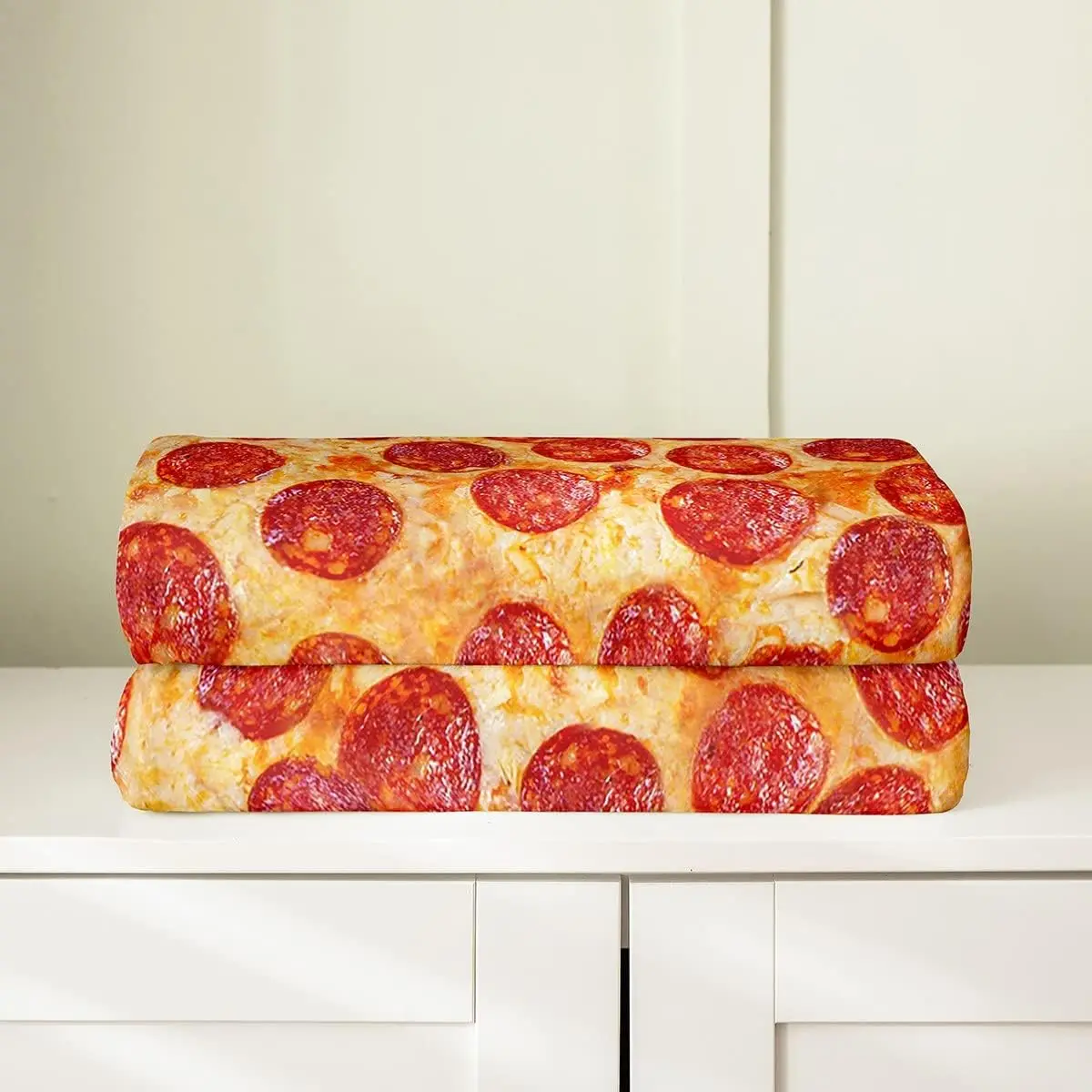 Украшение для пиццы всесезонное детское одеяло кровати Флисовое перечного цвета