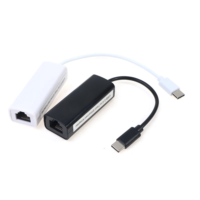 

1X USB 3.1 Type C USB-C To RJ45 100Mbps Ethernet LAN Network Card Mobile Phone Tablet Computer Network Cable Interface Converter