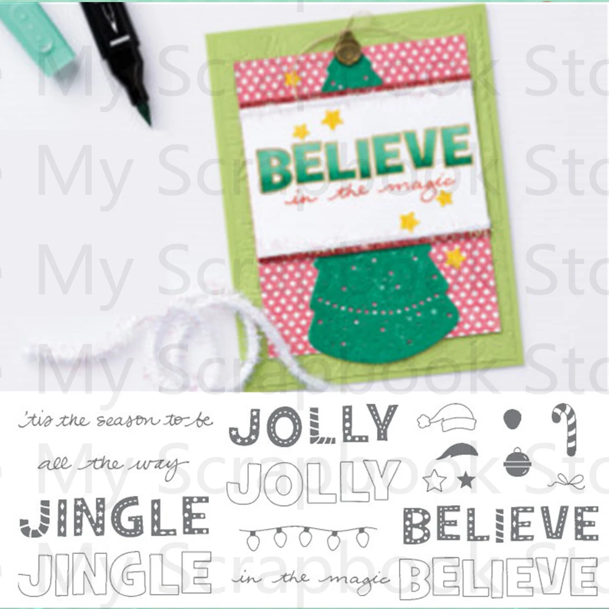 

Christmas Slogan New Decoration 2022 Metal Cutting Dies And Clear Stamps DIY For Scrapbook Material Stencils Crafts Templates