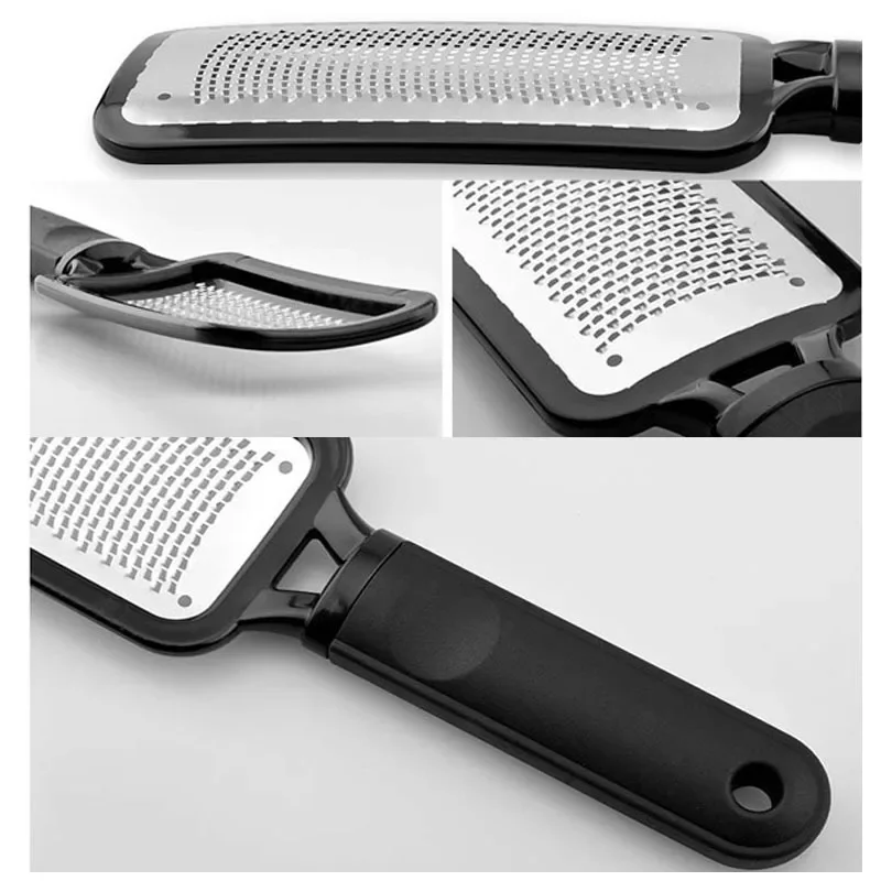 Многоразовый Рашпиль из нержавеющей стали для педикюра фрикционная пилка пяток