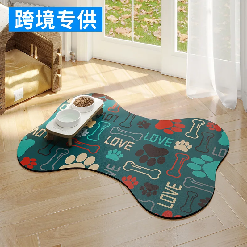 VIKAMA коврик для кровати собак с цветочным узором впитывающий в машине