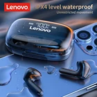 Оригинальные новые наушники Lenovo QT81 Bluetooth 5,0, TWS наушники, беспроводные наушники, Спортивная Музыкальная гарнитура с зарядным чехлом 1200 мАч