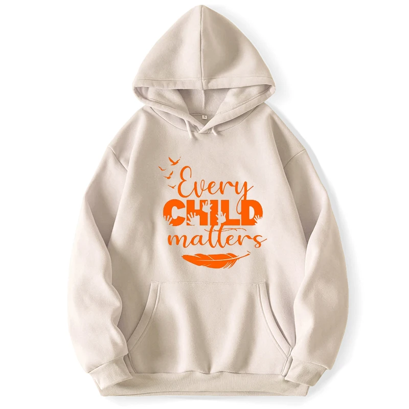Every Child Matters Hooded Hoodie Sweatshirts Hoodies For Men Jumper Clothes Trapstar Pocket Spring Autumn Pullovers Sweatshirt
