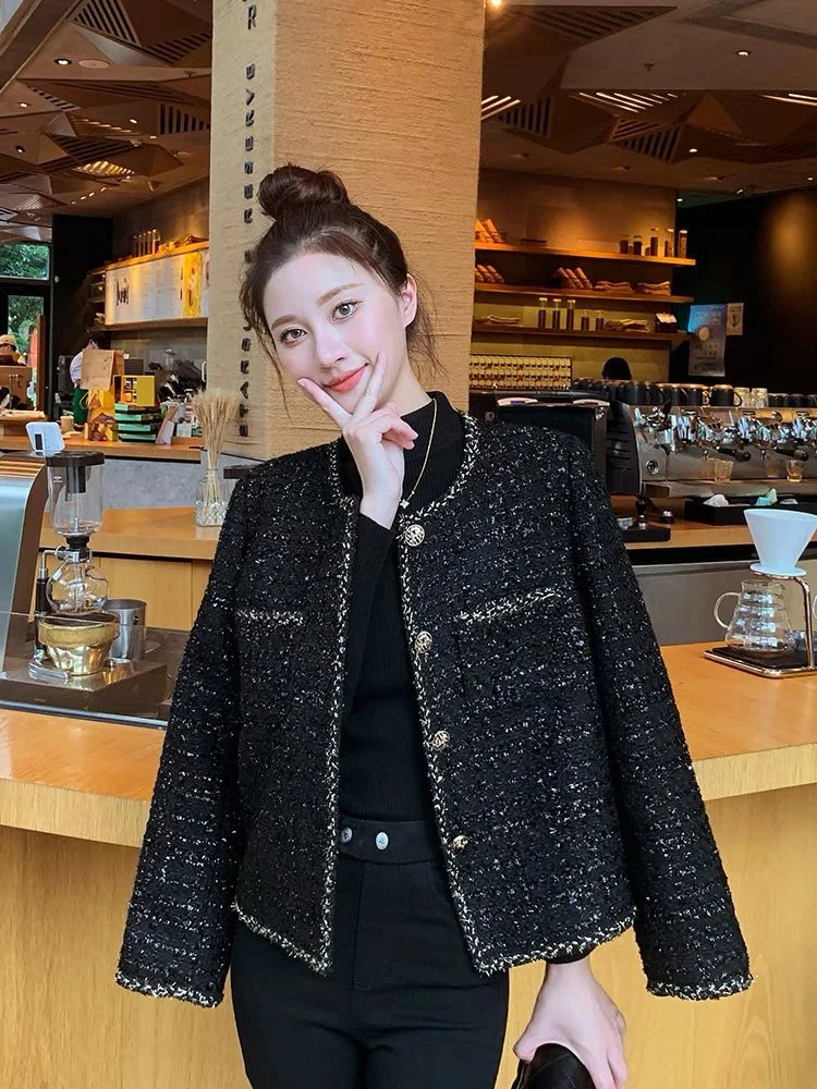 Корейское элегантное маленькое пальто Kafuu для женщин ранняя зима 2024 новинка в