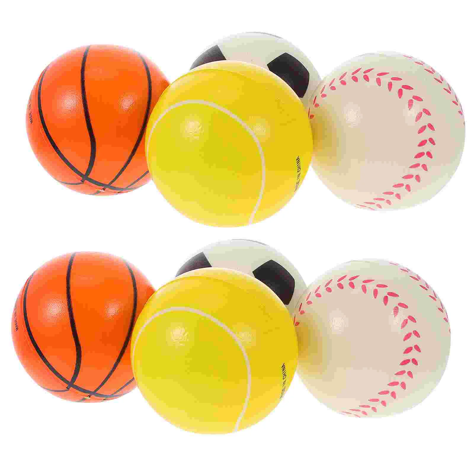 

12 Pcs Kids Sports Toys Balls Kids Basketball Toddlers Vending Machine Toy Soccer Toy Bag Filler Stress Ball Inflatable Ball