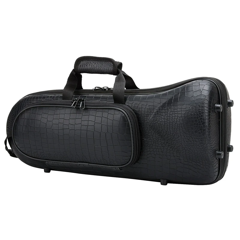 

Professional Trumpet Bag Oxford With Soft Cotton Bag Hard Foam Case Lightweight Design For Brass Instrument