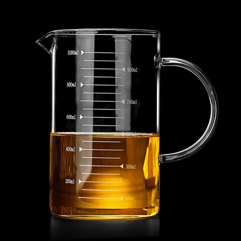 

Стеклянная мерная чашка, кружка для кофе, чашка для молока, кухонные мерные чашки, градуированный мерный стакан, мерный кувшин для выпечки, Кондитерские кухонные инструменты
