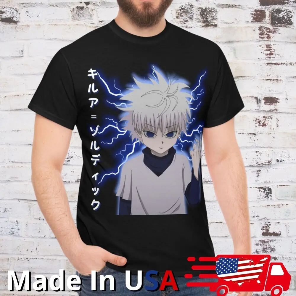Футболка Killua Hunter x аниме одежда косплей манга японский Gon