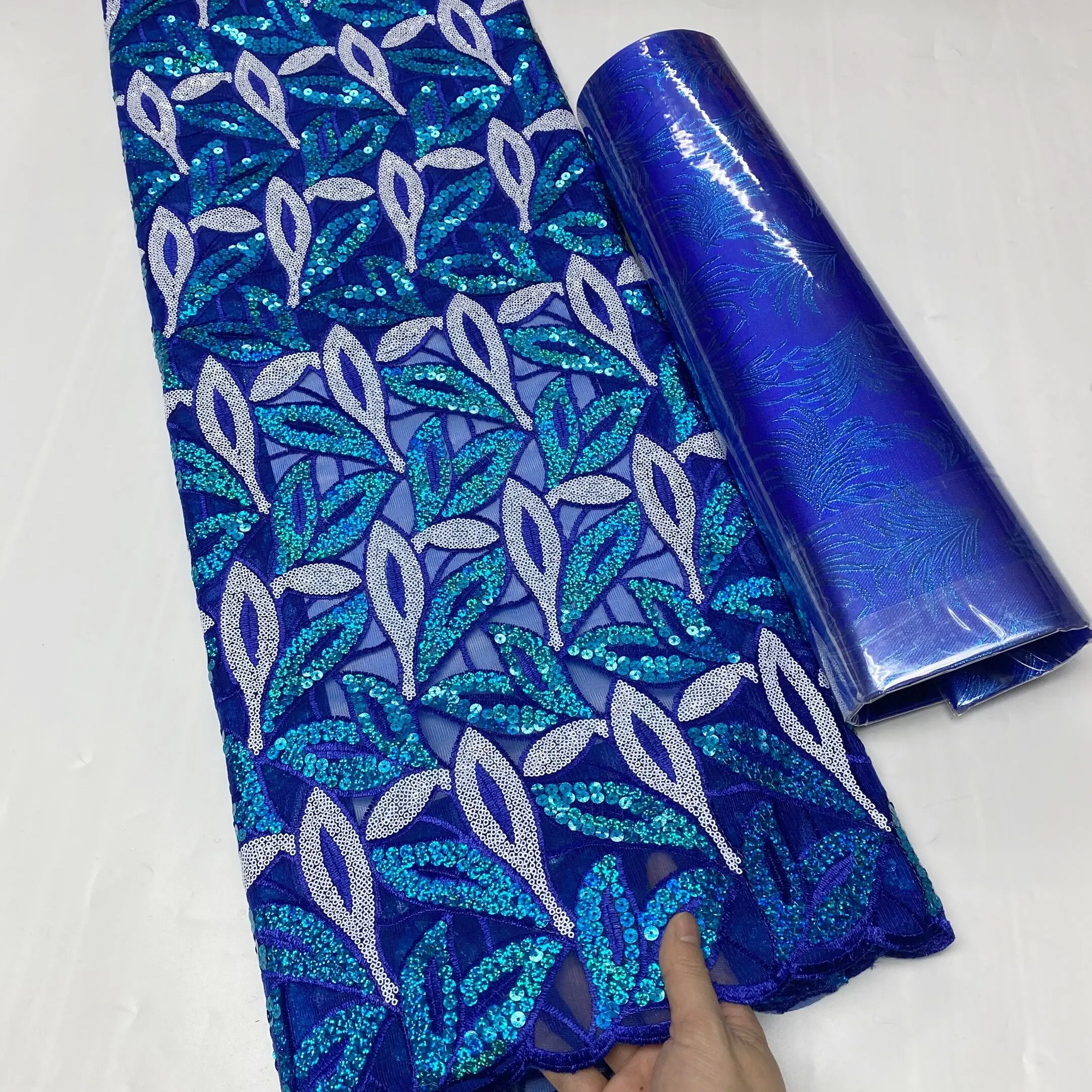 

Новейшие французские нигерийские кружевные ткани OK6084, высококачественные африканские кружевные ткани, свадебные французские кружева с блестками