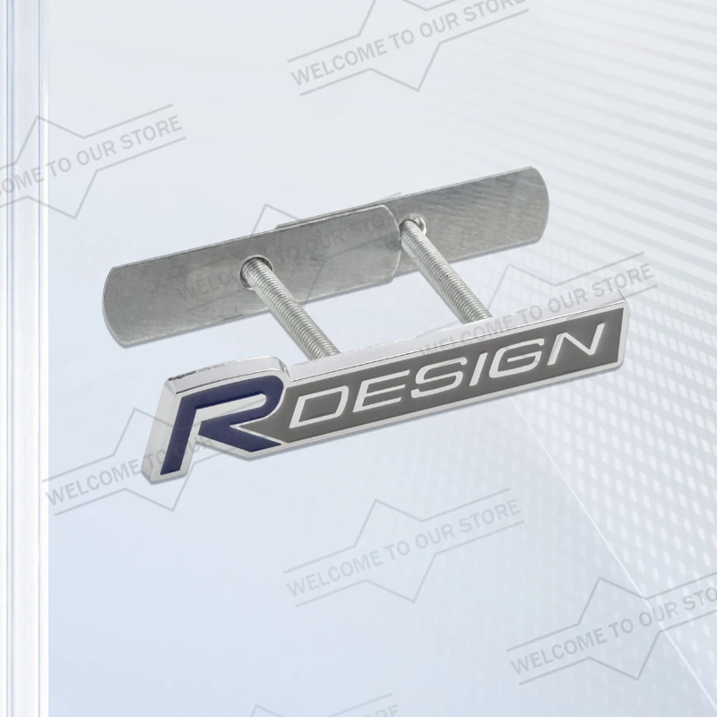 

Стайлинг автомобиля, багажник, 3D металлический R, дизайн, эмблема, решетка, значок, наклейка, наклейка для Volvo S60 S80 S90 XC90 XC60 XC40 V50 V70 V60 S40