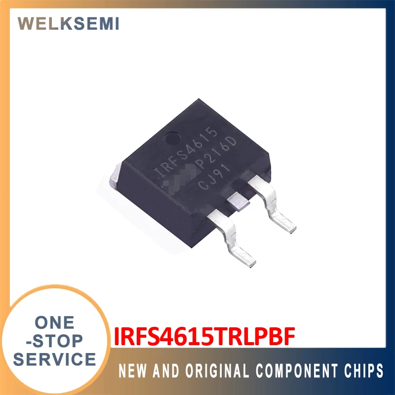 

Транзистор с полевым эффектом IRFS4615TRLPBF D2PAK (MOSFET), абсолютно новый оригинальный Оригинальный стандартный заказ