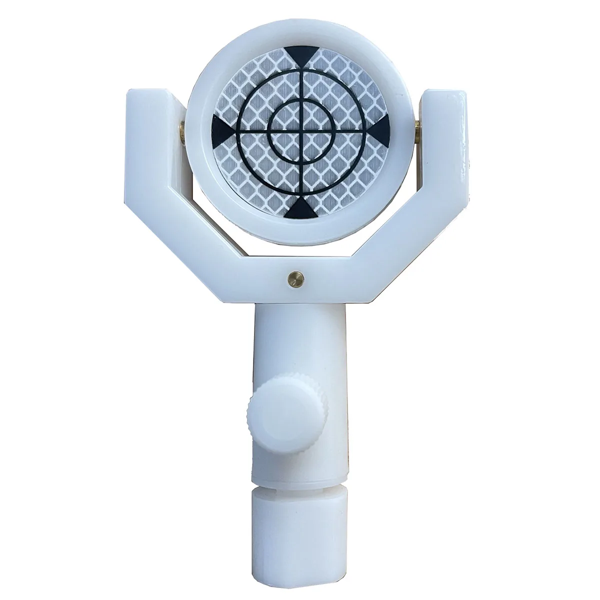 

Tilting Reflector with Printed Crosshair , white POM BODY mini prism for total station