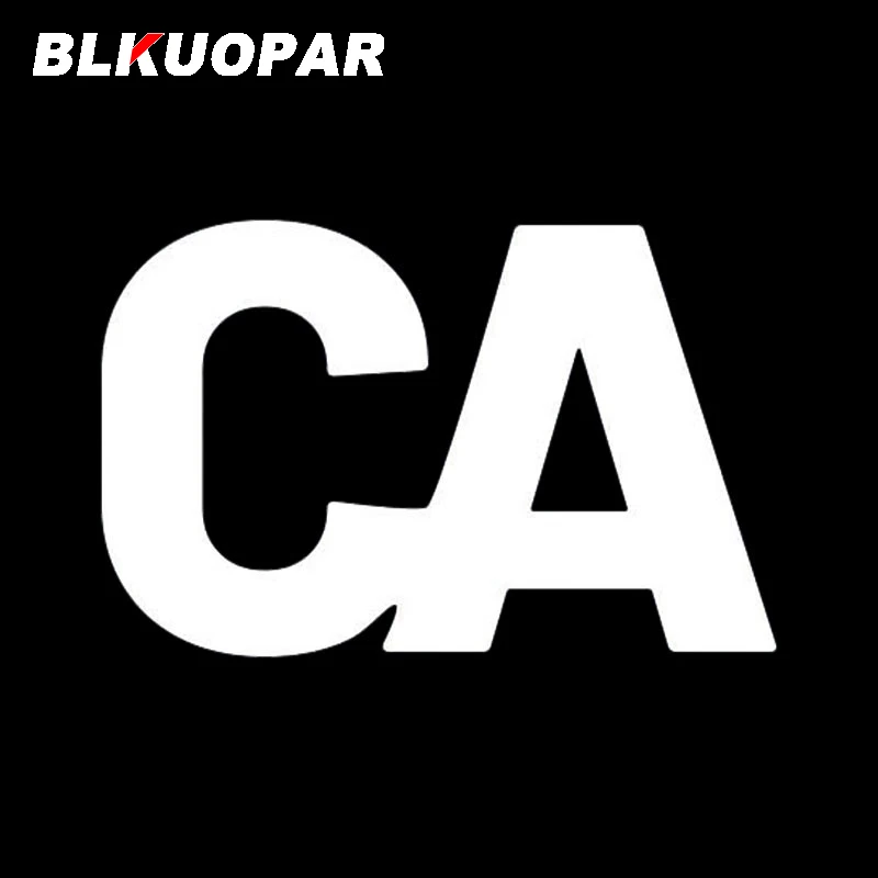BLKUOPAR CA наклейка на автомобиль штата Калифорния окклюзия Защита от царапин