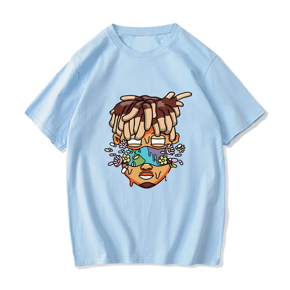 

T Shirts MEN 100% Cotton T-shirts Handsome Tshirts Sense of Design Summer Manga Graphic