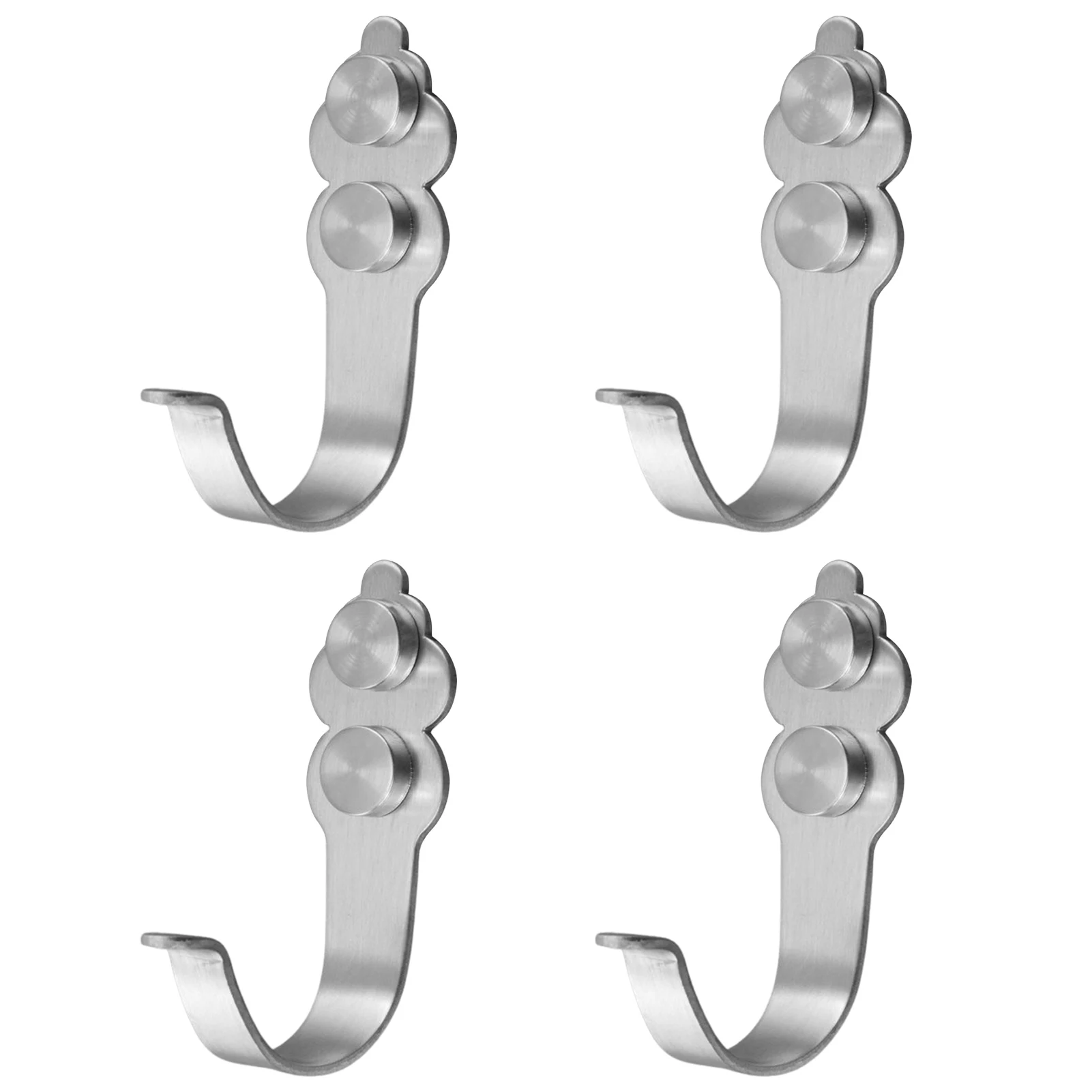 

Крючки из нержавеющей стали с настенным креплением, сверхмощные крючки для спальни, ванной комнаты, для одежды, пальто, халата, полотенец, кл...