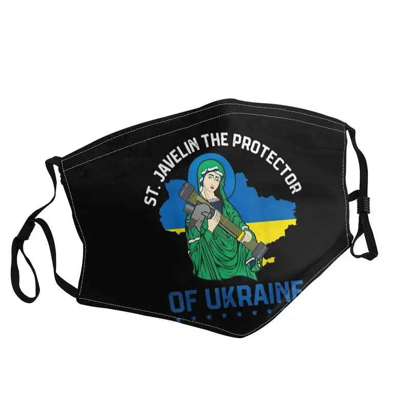 

Protector Of Ukraine St Javelin Mouth Face Mask Men Peace Ukraine Mask Anti Dust Haze Protection Cover Respirator Muffle