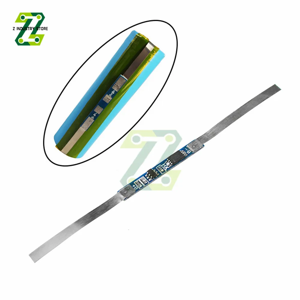 

5 шт., защитная плата 1S 3,7 V 3A Li-Ion BMS PCM для литий-ионного аккумулятора 18650