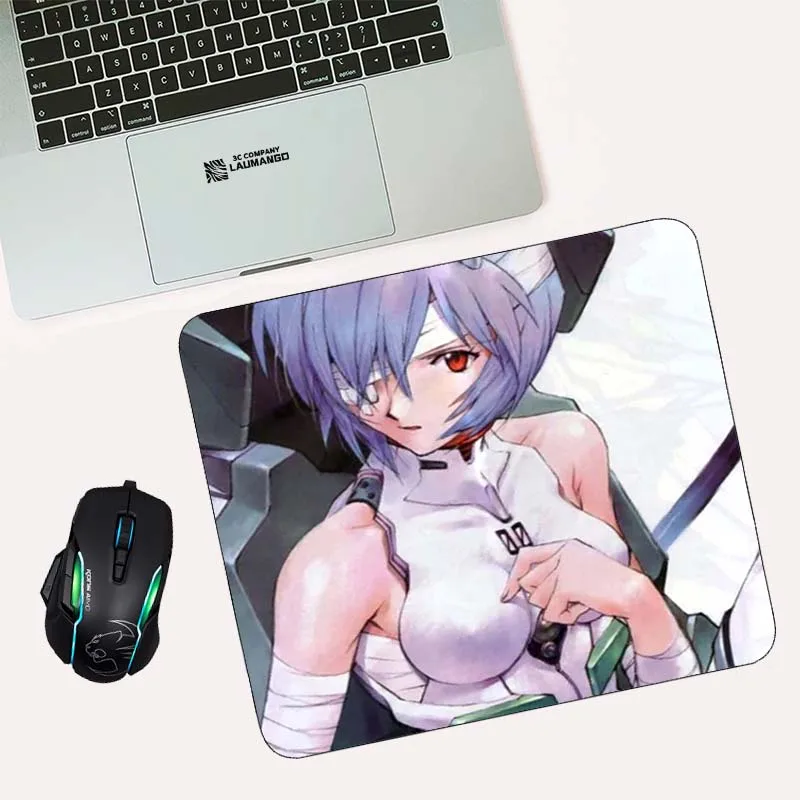 

Компьютерный коврик для мыши, мини-протектор для стола «Евангелионы», милый игровой коврик для клавиатуры, игровой коврик для девочек с ани...
