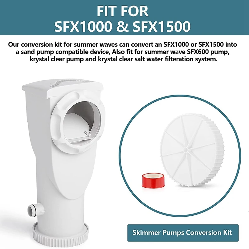 Комплект для переоборудования деталей летних волнистых скиммерных насосов SFX1000