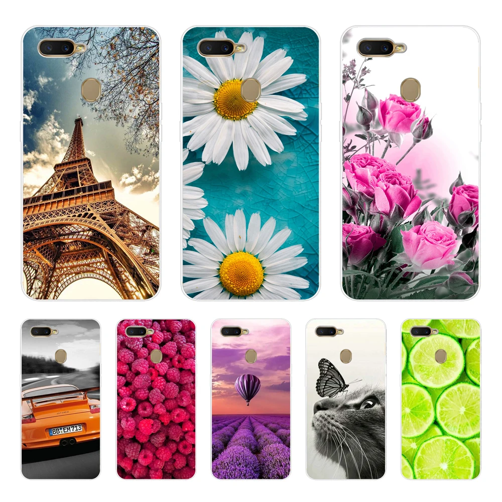 Чехол для OPPO A5S 6,2 и Мягкий Силиконовый ТПУ чехол на заднюю панель телефона для Oppo A7 AX7 A5 S cph1900 бампер Fundas full 360 Защитный чехол 5