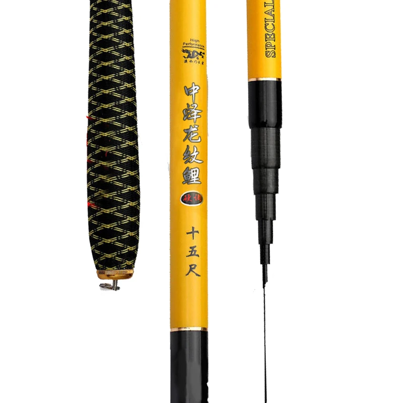 Hot Sell 2.7M 3.6M 4.5M 5.4M 6.3M 7.2M Carbon Carp Stream Rod Super Hard Wear-resistant Hand Fishing Rod enlarge