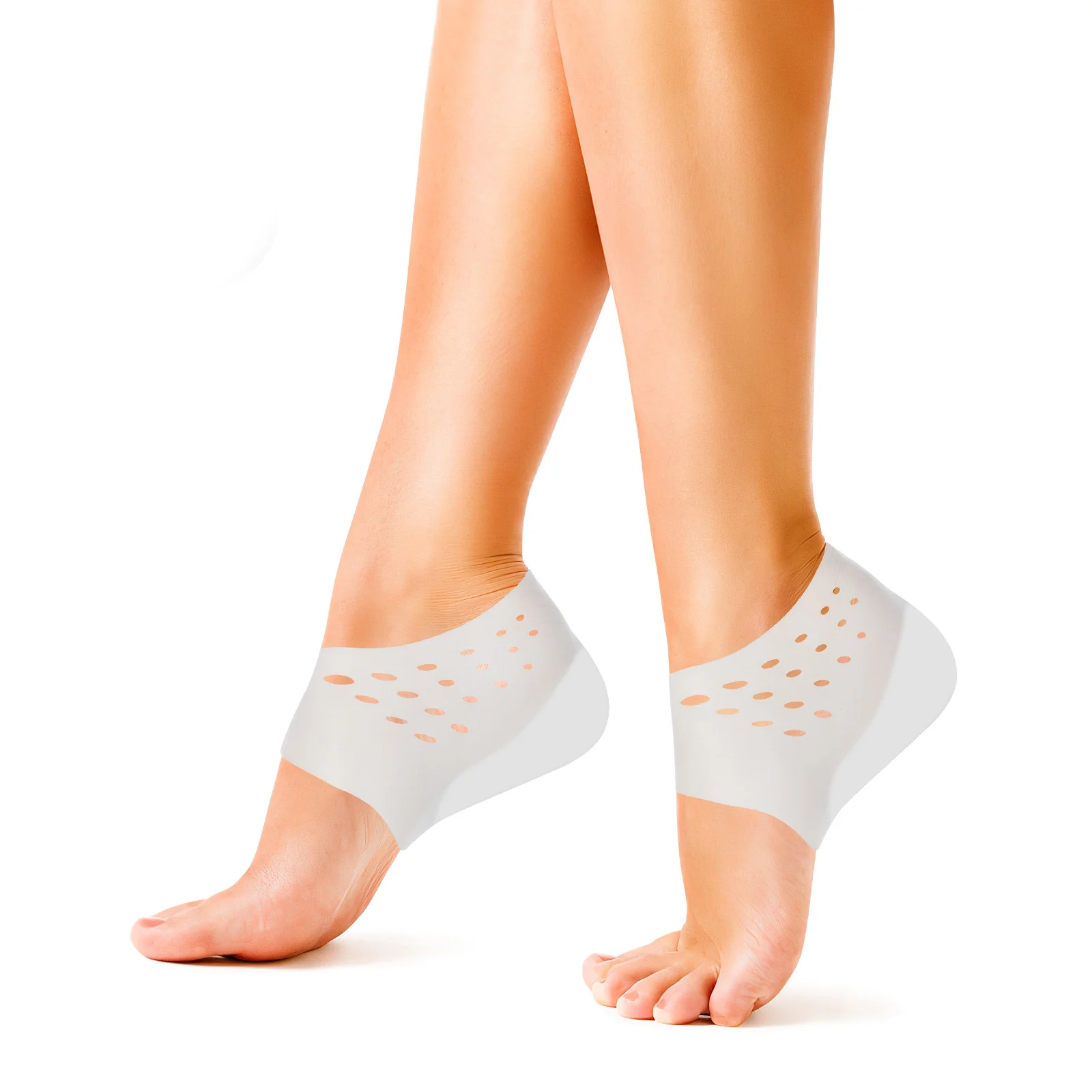 

Heel Insolessilicone Height Pads Socks Inserts Invisible Increase Shoe Liftcups Cushion Half Protector Insole Protectors Feet