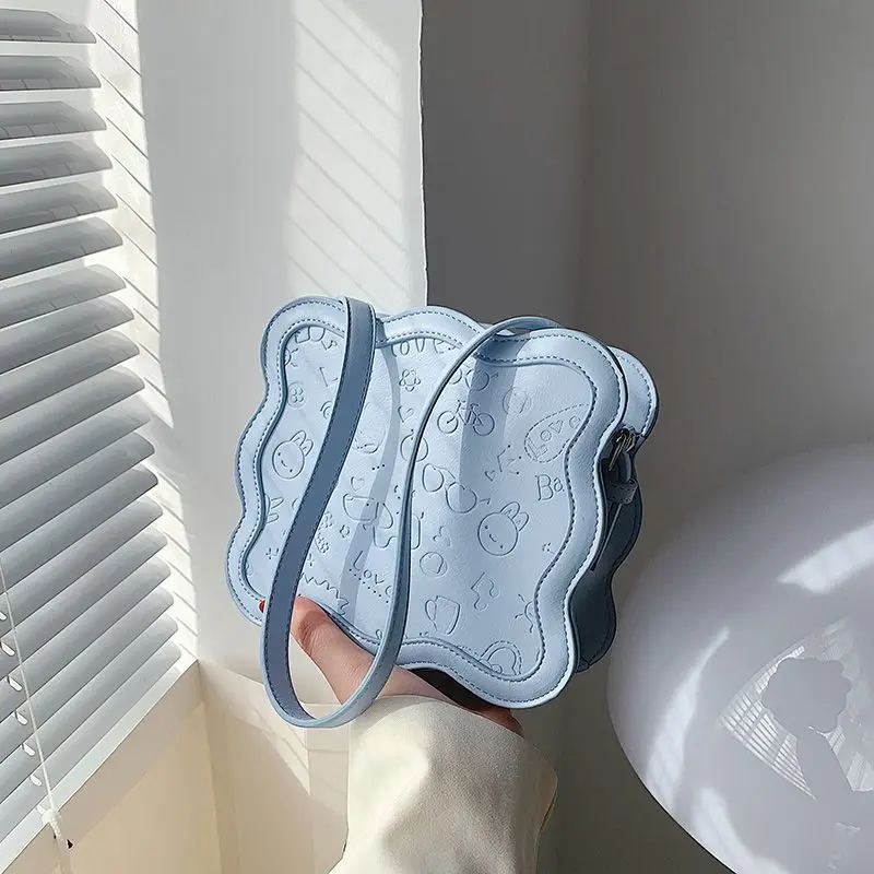 Women's Messenger Bag New High Quality Handbag Fashion Adjustable Shoulder Bag PU Cute Mini Exquisite Purse Storage Bag