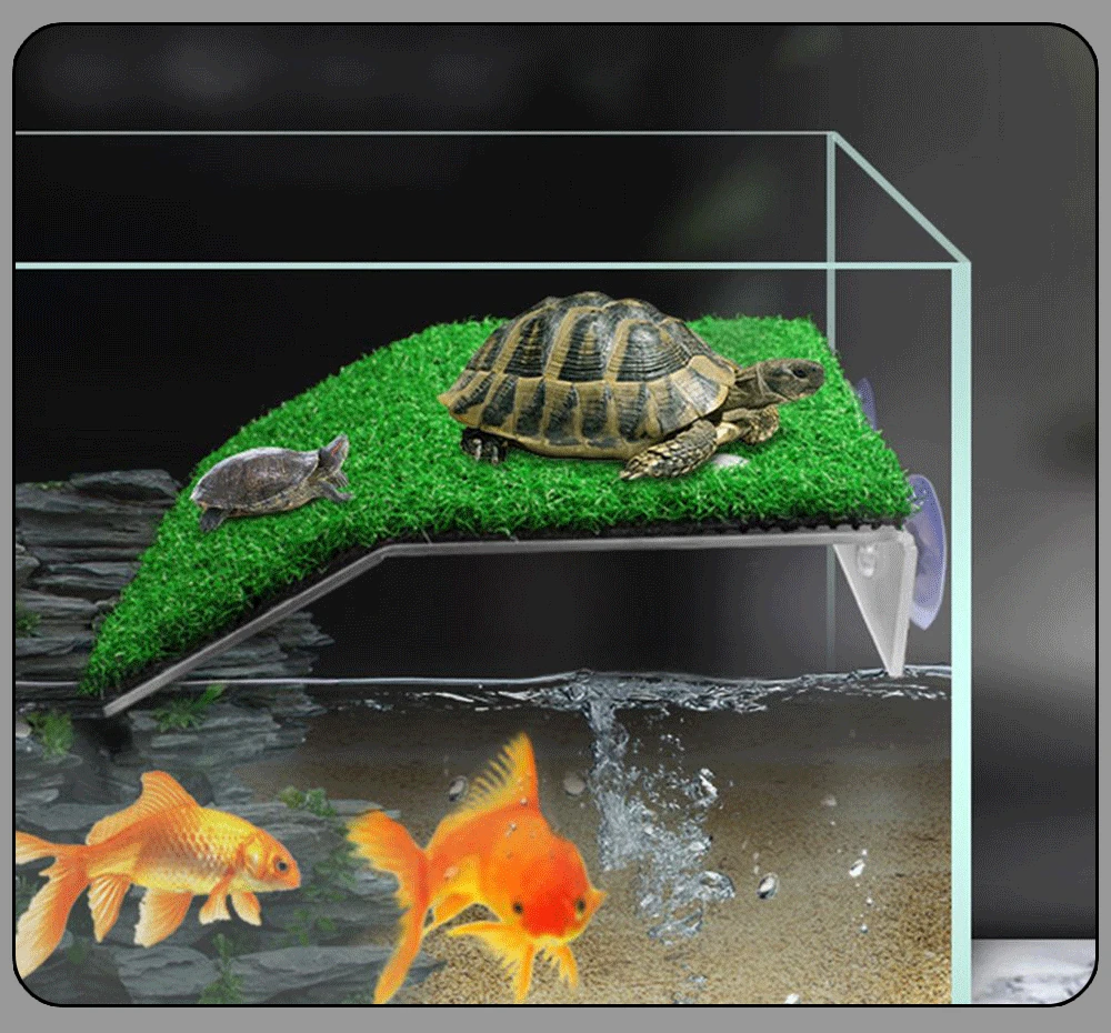 Черепаха подъемная платформа летающая черепаха Искусственный мох остров