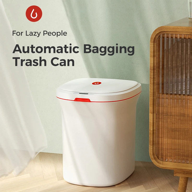 

Мусорная корзина с умным датчиком ALIAI Yijie, автоматическая Адсорбция мешков, вентиляция, очистка, бытовая Индукционная открывающаяся корзина