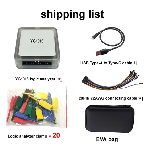 Логический анализатор YG1016 Mini USB
