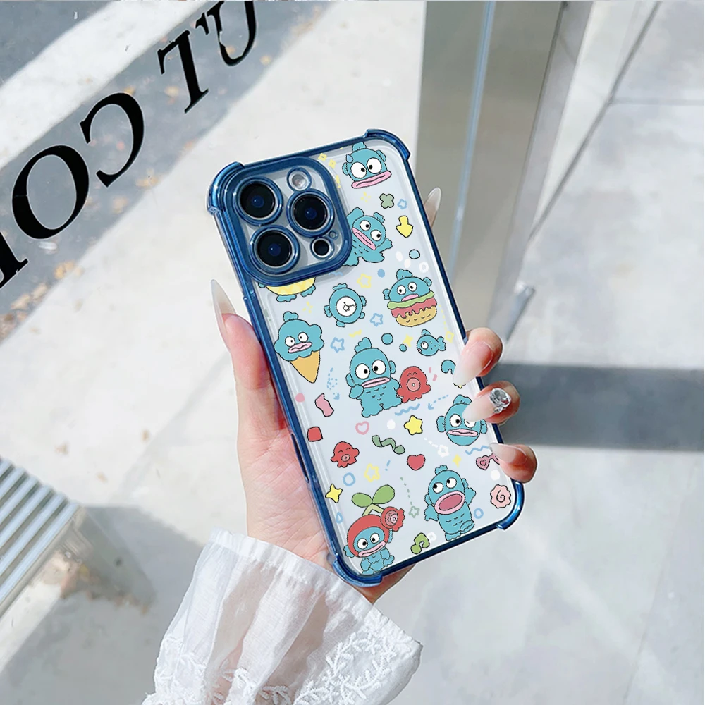 Чехол для телефона Samsung S23 S24 S25 A54 A55 ULTRA PLUS MINISO милый H-Hangyodon FE гальванический