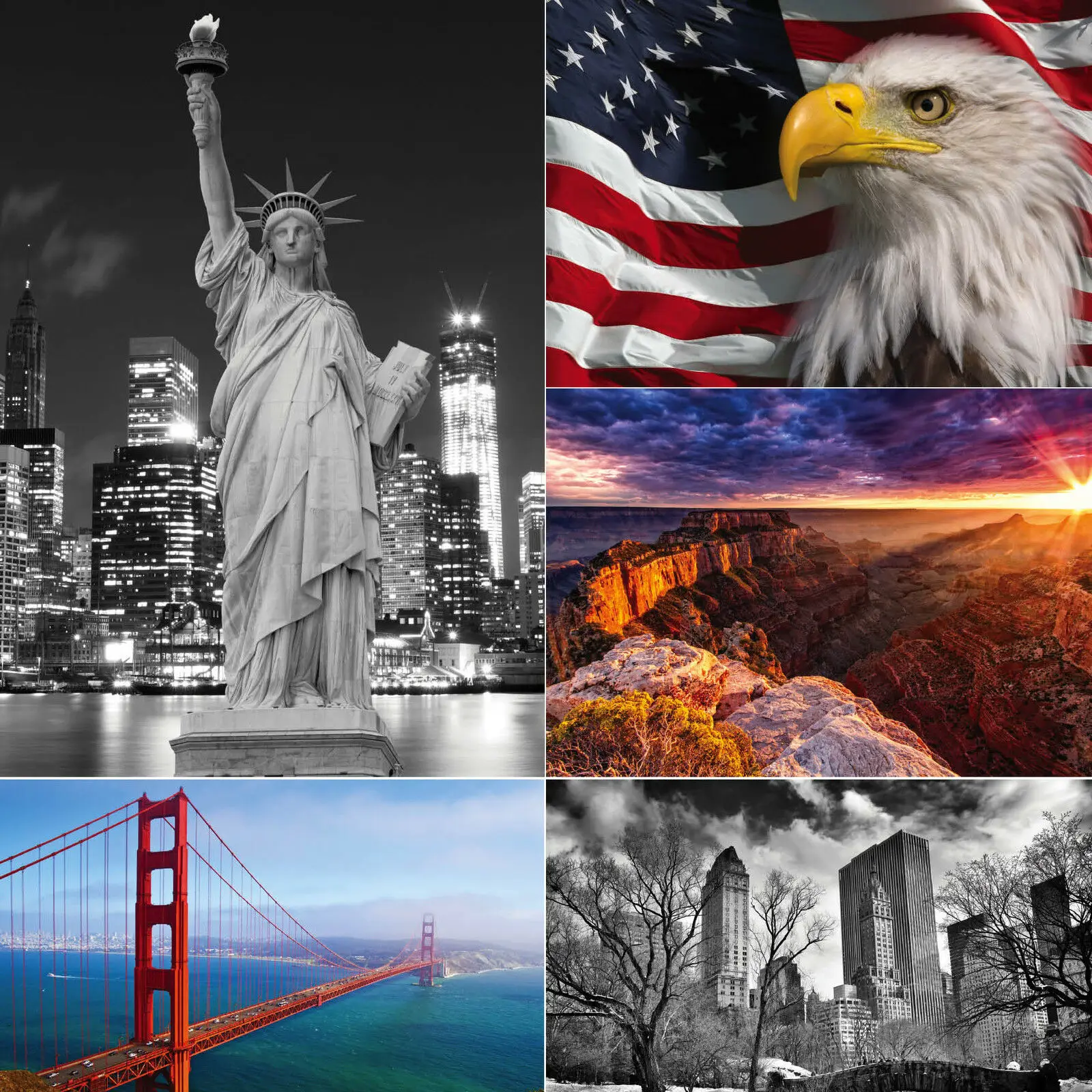 

Лот стиль на выбор, американский пейзаж без рамки, американский принт, художественный холст, плакат для гостиной, украшение для дома, Настенная картина