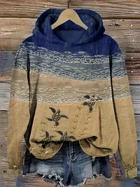 Женская толстовка с капюшоном в японском стиле