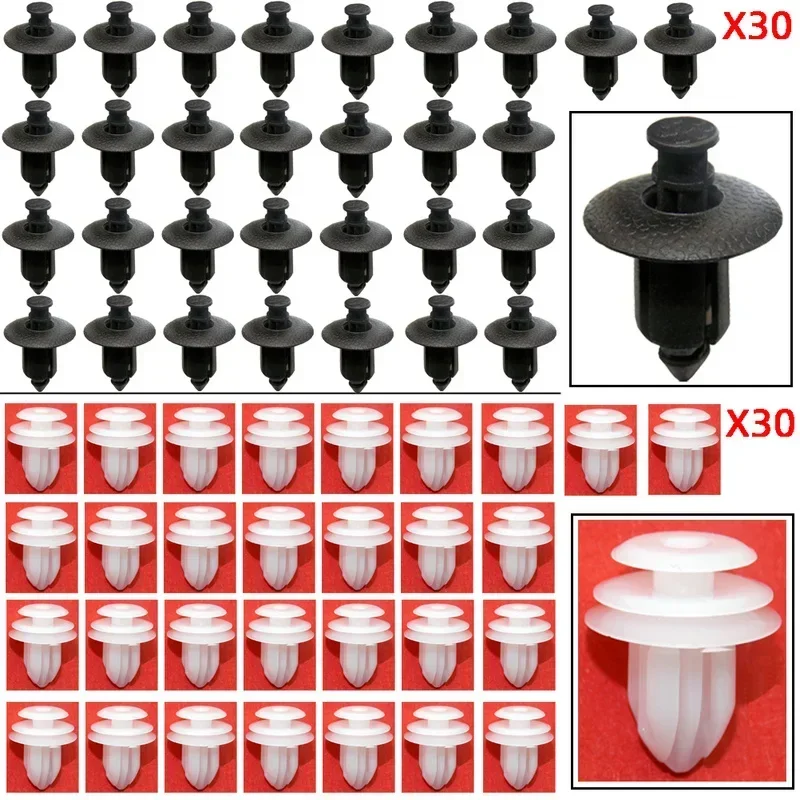 180 шт. разнообразные автомобильные крепежные зажимы фиксаторы штифты заклепки