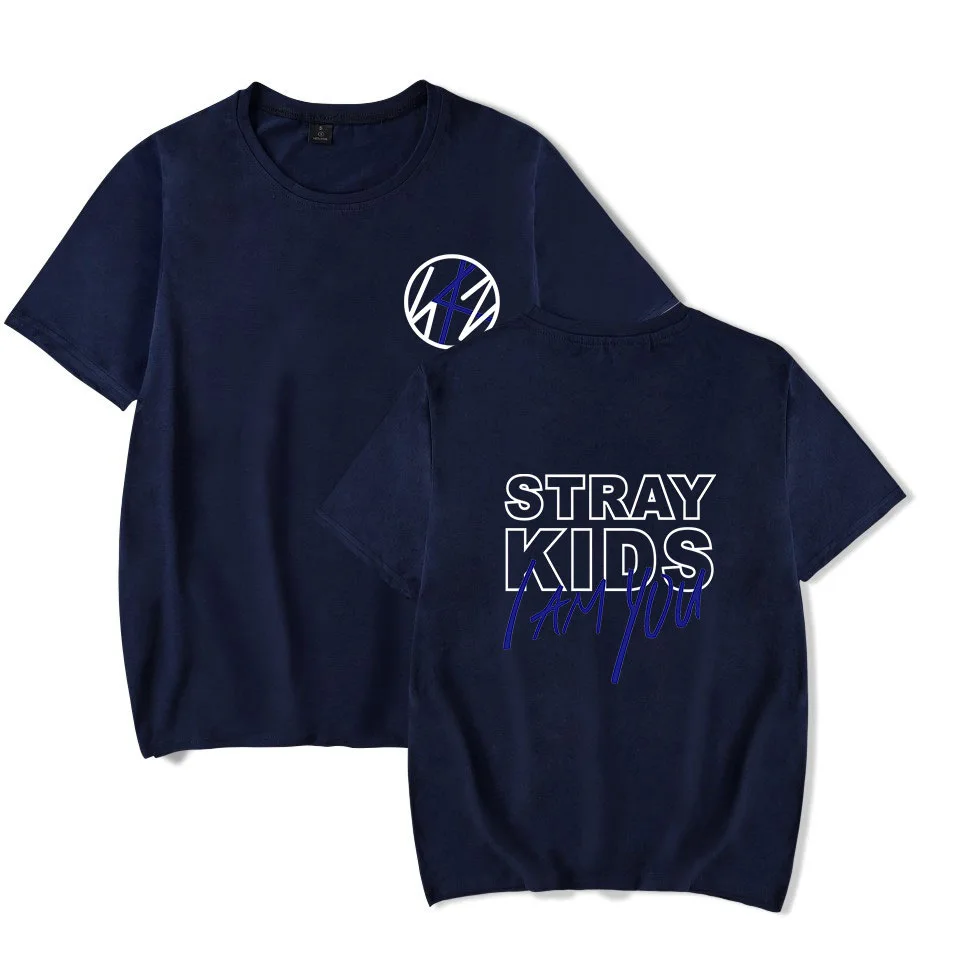 Newest Stray Kids T Shirt Cute K-pop Women Kawaii Tee Shirt Graphic Female Short Sleeve Crop Top Cotton SHirt