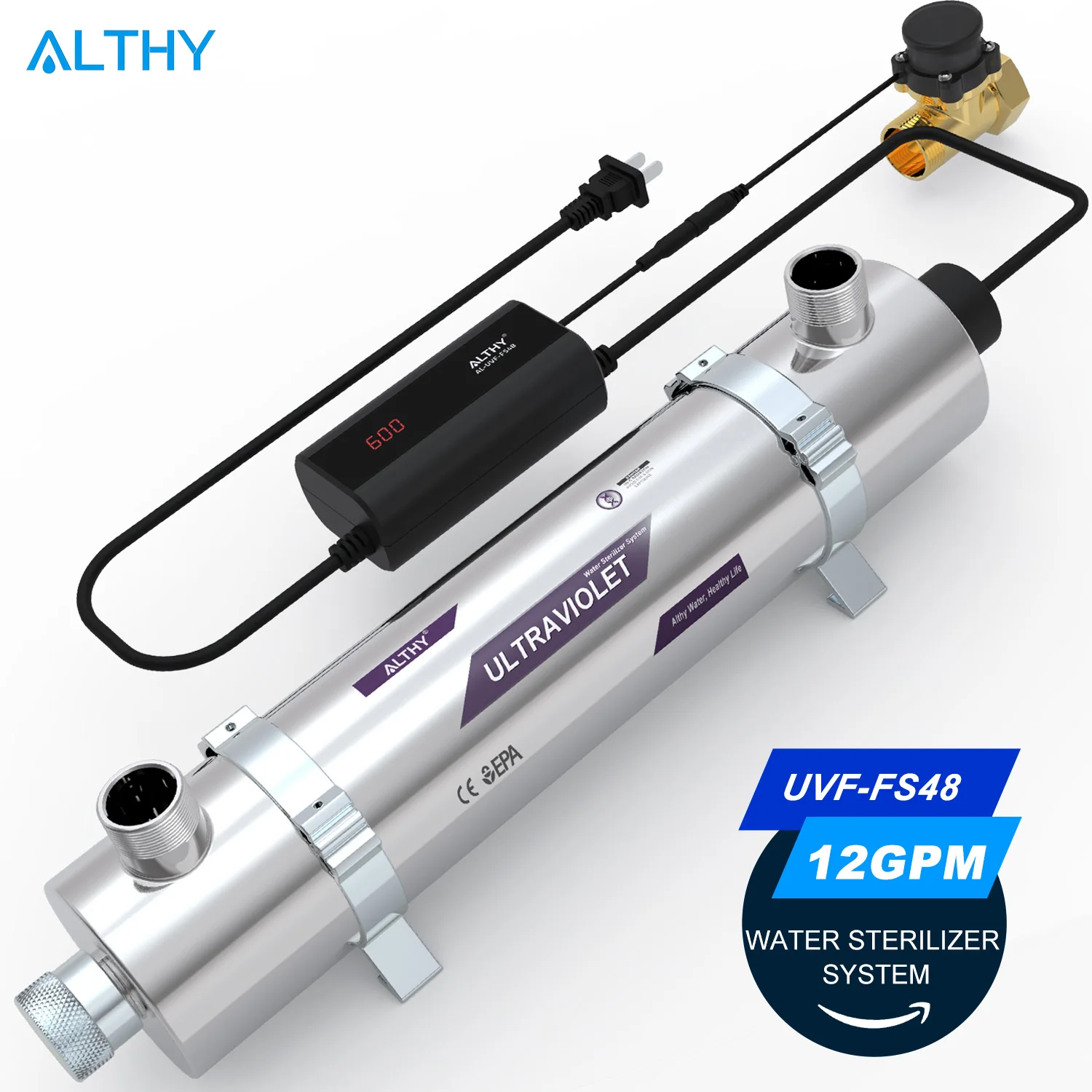 + Smart Flow Control Switch Stainless Steel 12gpm