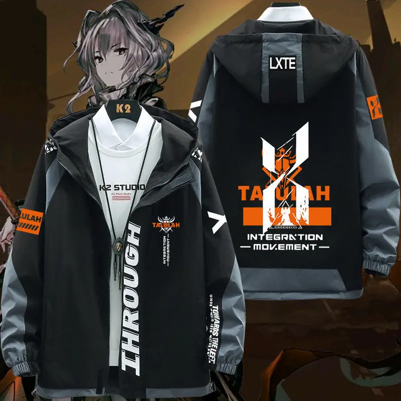 

Куртка с капюшоном для косплея для мужчин и женщин, Техасский Тренч Чэнь талула на молнии, пальто с капюшоном, одежда на осень и зиму