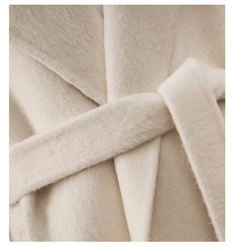 Женское шерстяное пальто Lingzhiwusis с французским капюшоном верхняя одежда высшего