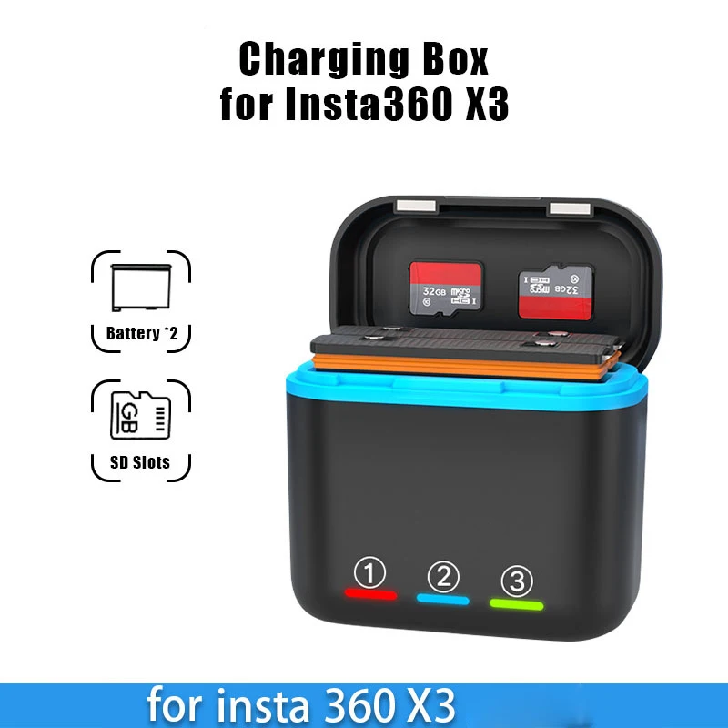 Зарядное устройство для батарей Insta360 X3