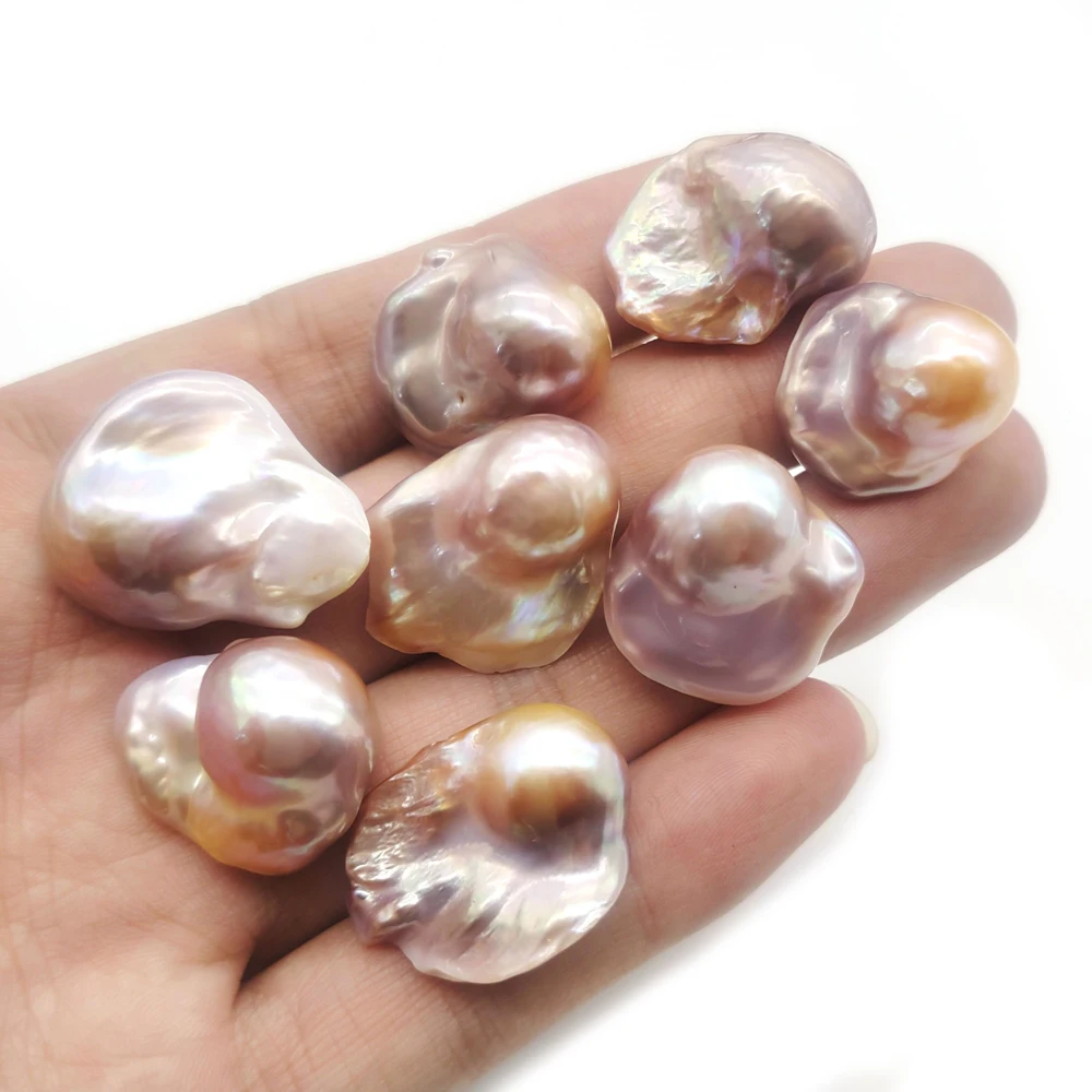 

Natural Freshwater Pearl Beads Edison Baroque Large Pearls Loose Beads for Jewelry Making DIY Bracelet Necklace Drop Earrings