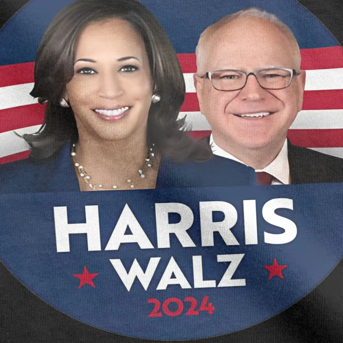 Футболка Harris Walz 2024 для мужчин и женщин забавная футболка из 100% хлопка футболки с